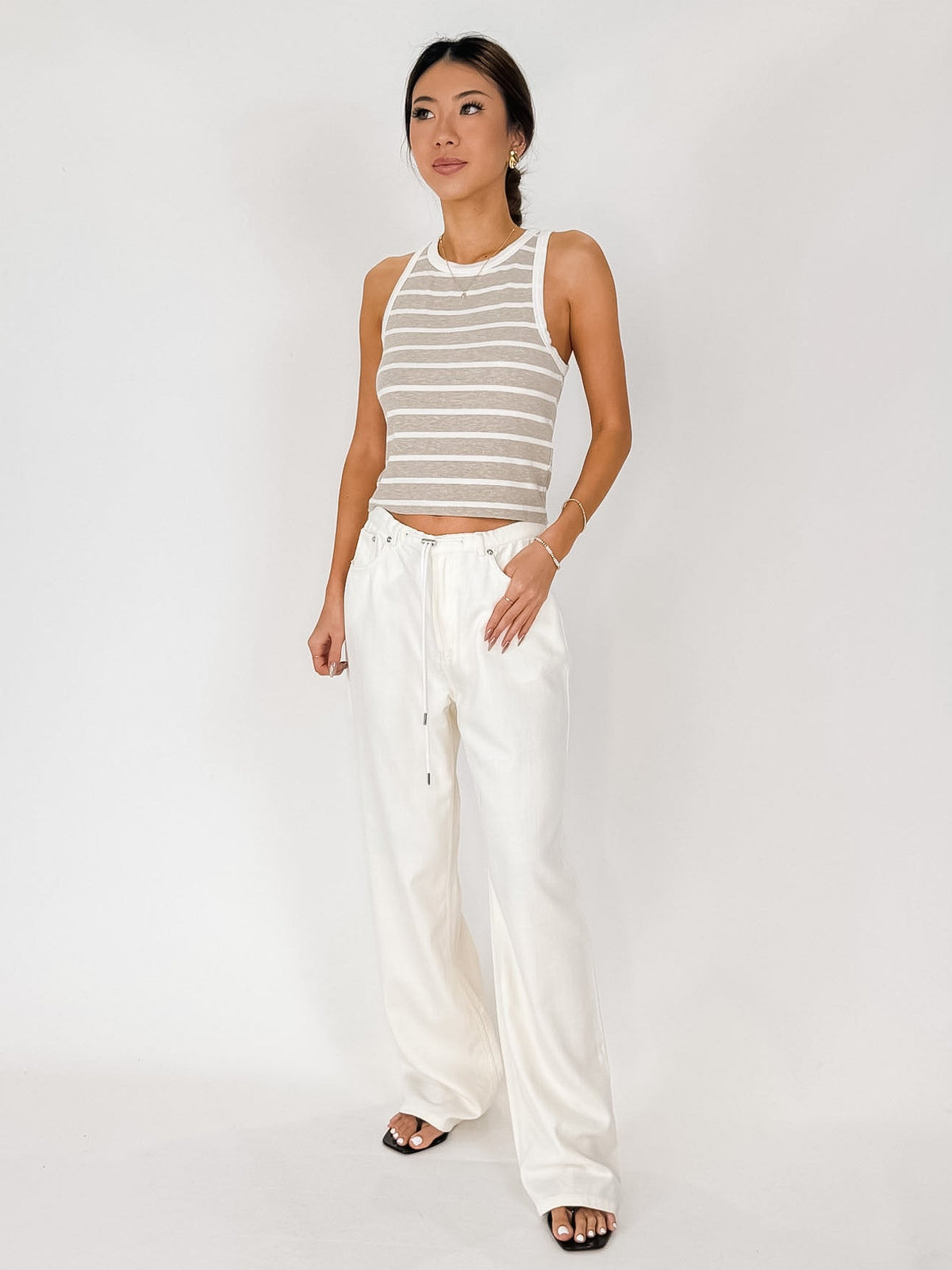 Bella Dahl Contrast Binding Tank