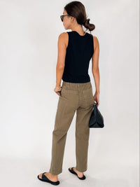 Bella Dahl Seamed Soft Barrel with Elastic Back Pant