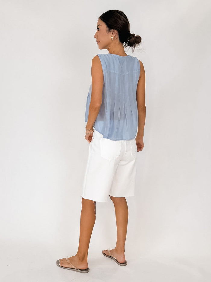 Bella Dahl S/L Pintuck Pullover