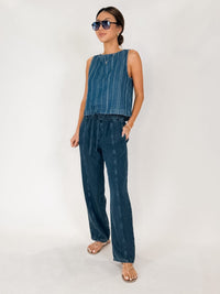 Bella Dahl S/L Button Back Top