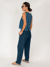 Bella Dahl Seamed Soft Barrel with Elastic Back