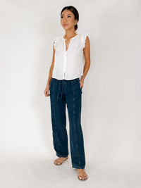 Bella Dahl Seamed Soft Barrel with Elastic Back