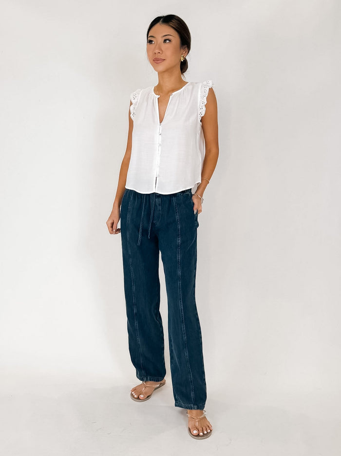 Bella Dahl Seamed Soft Barrel with Elastic Back