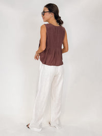 Bella Dahl S/L Pintuck Pullover