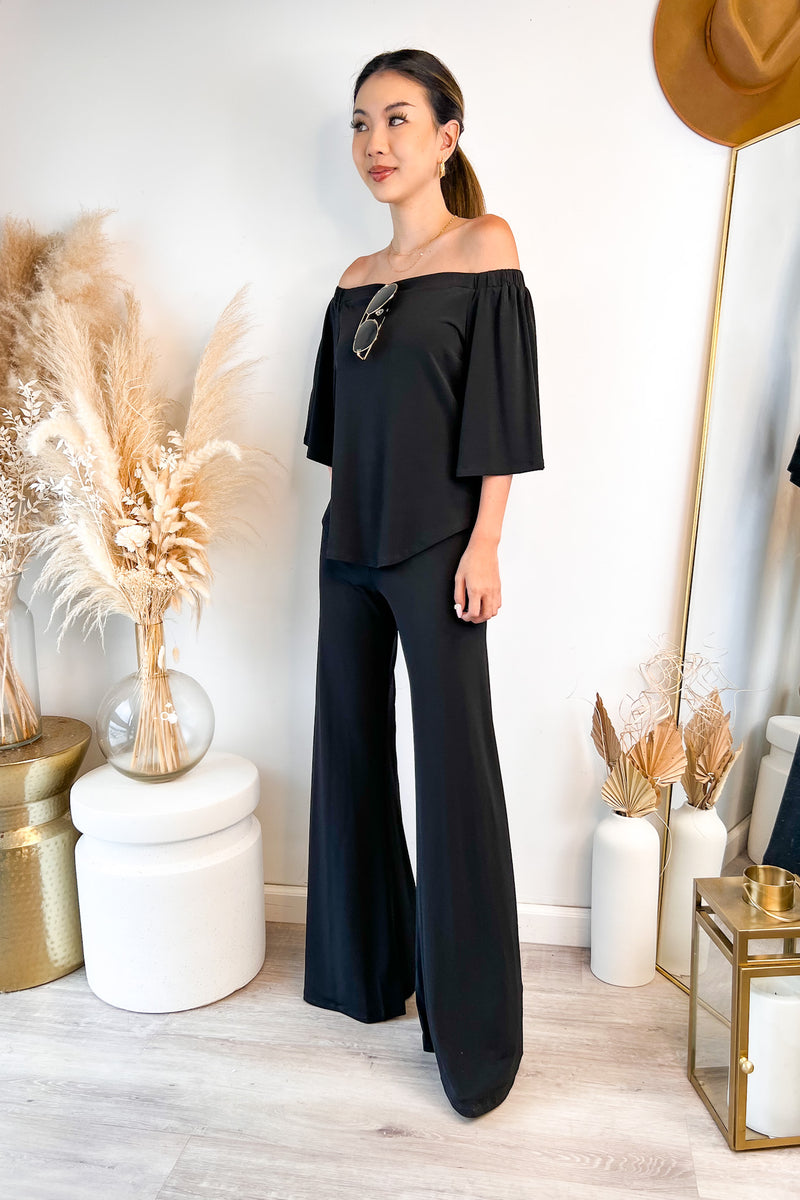 Veronica M Wide Leg Pant Wide Band