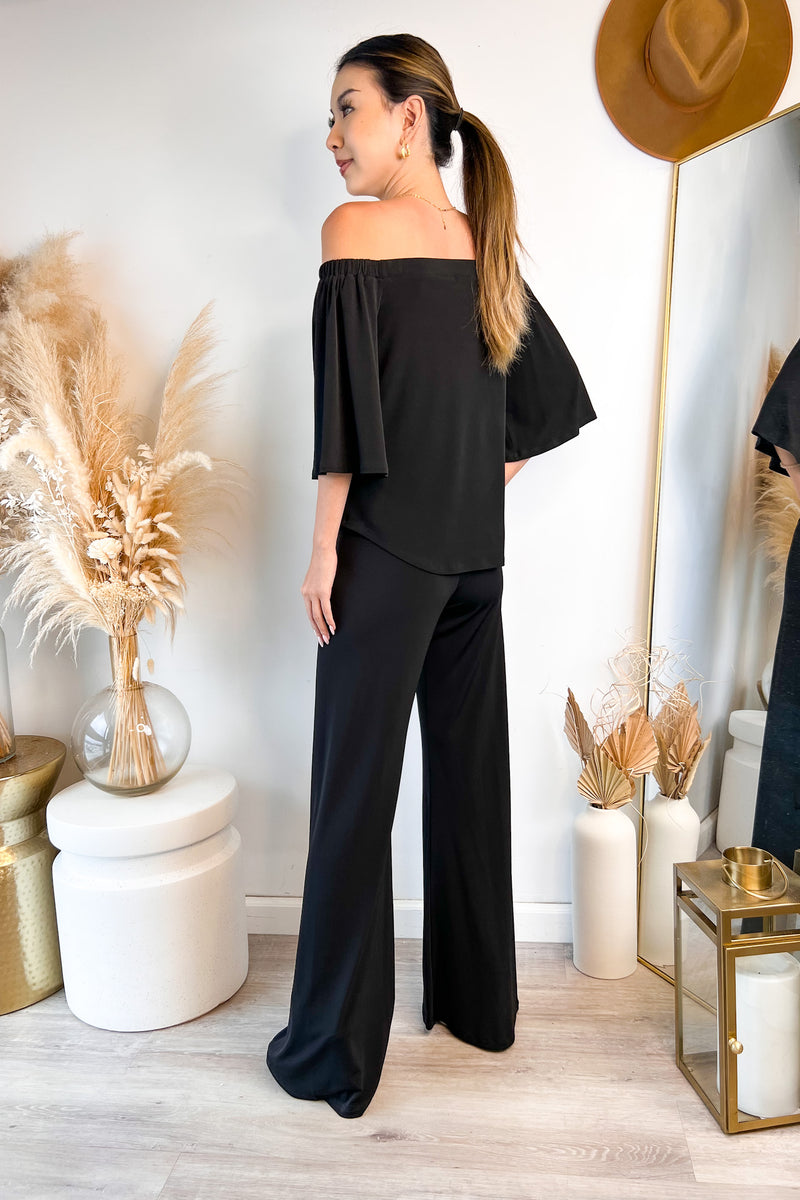 Veronica M Wide Leg Pant Wide Band