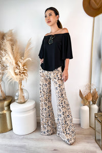 Veronica M Wide Leg Pant Wide Band