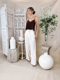 Stillwater Stretch Linen Knotch Waist Pant