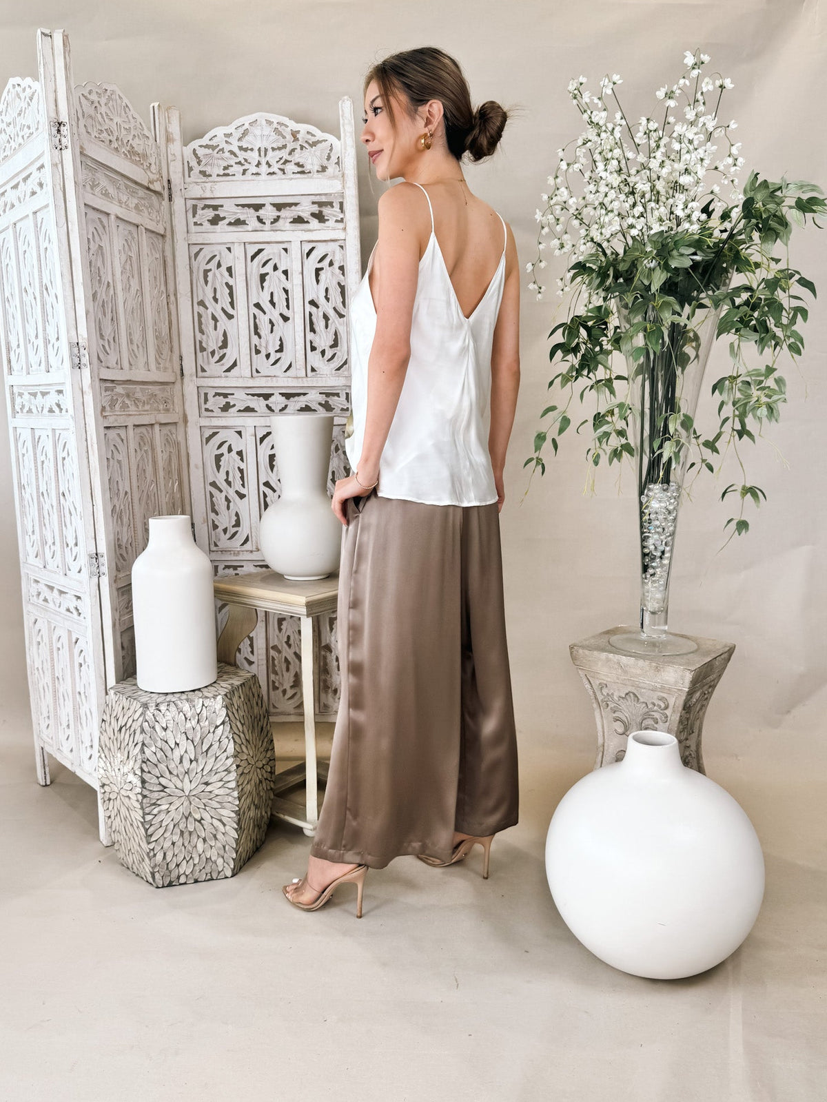 Frame Silk Trouser