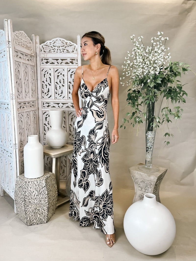 KIVARI Alma Bias Maxi Dress