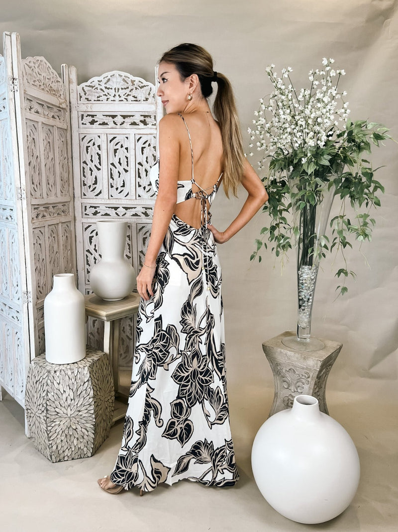 KIVARI Alma Bias Maxi Dress