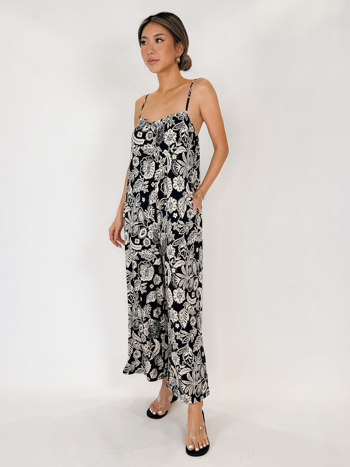 Z Supply Day Off Luz Floral Jumpsuit