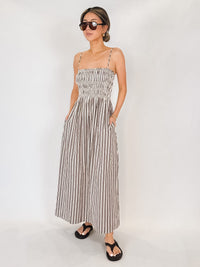 Pistola Bianca Shirred Bodice Dress
