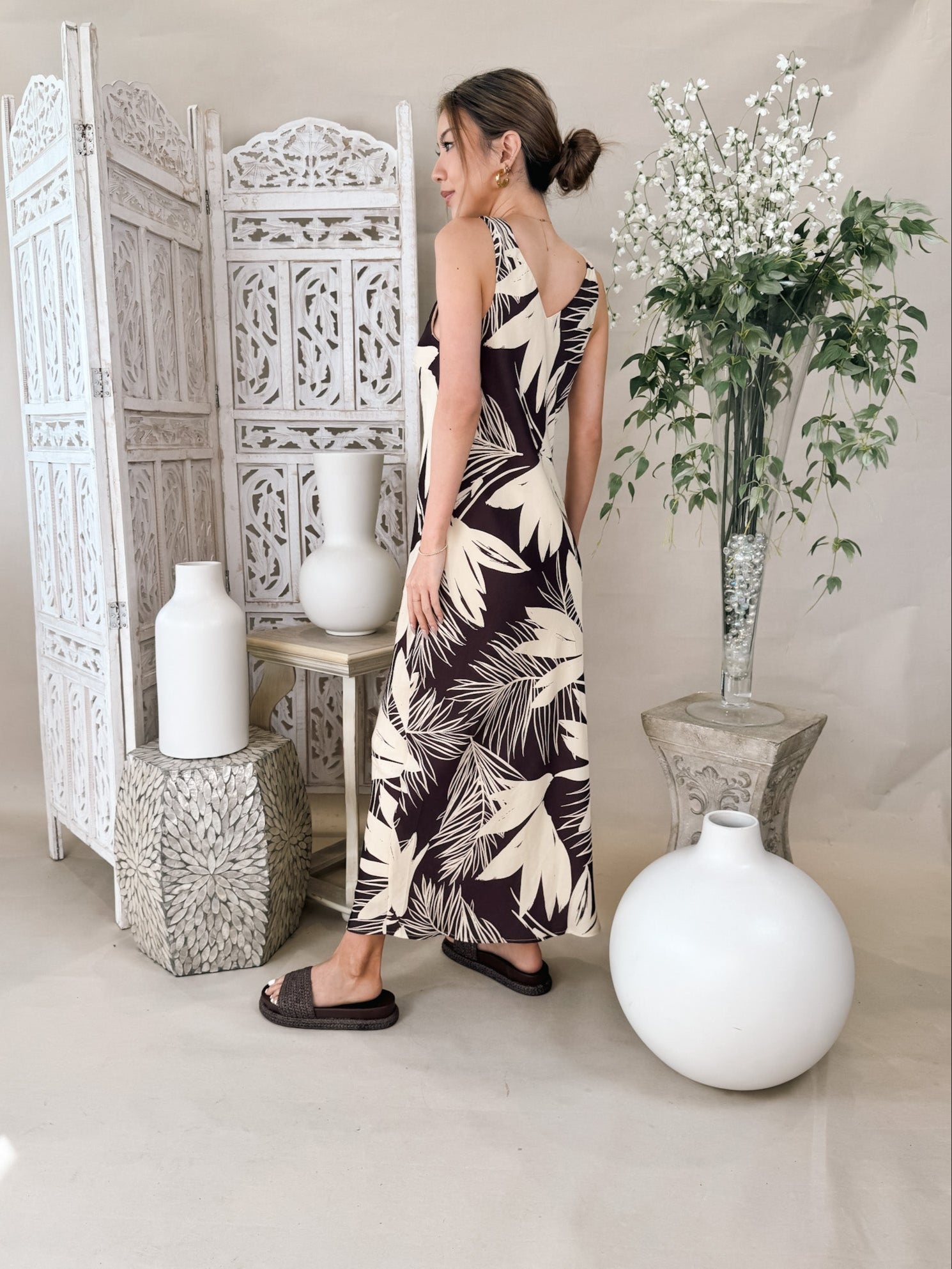 ワンピース HANA YAGI SEAM DRESS Z Supply Hana Palmera Maxi Dress – Mikinola