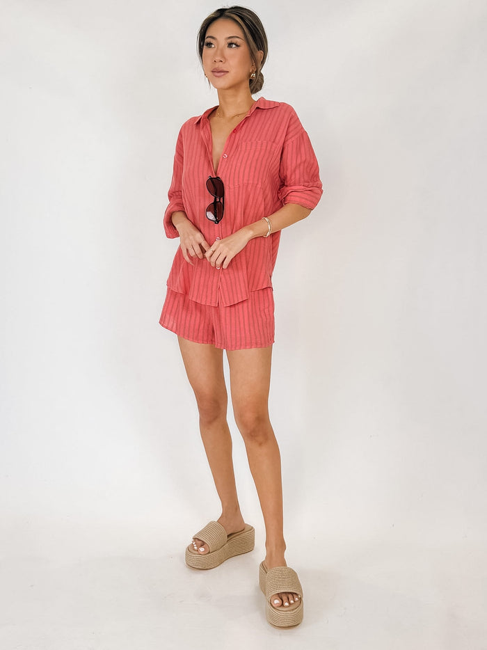 Z Supply The Perfect Striped Button Up