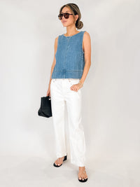 Pistola Kacey Mid Rise Cuffed Boyfriend Jean