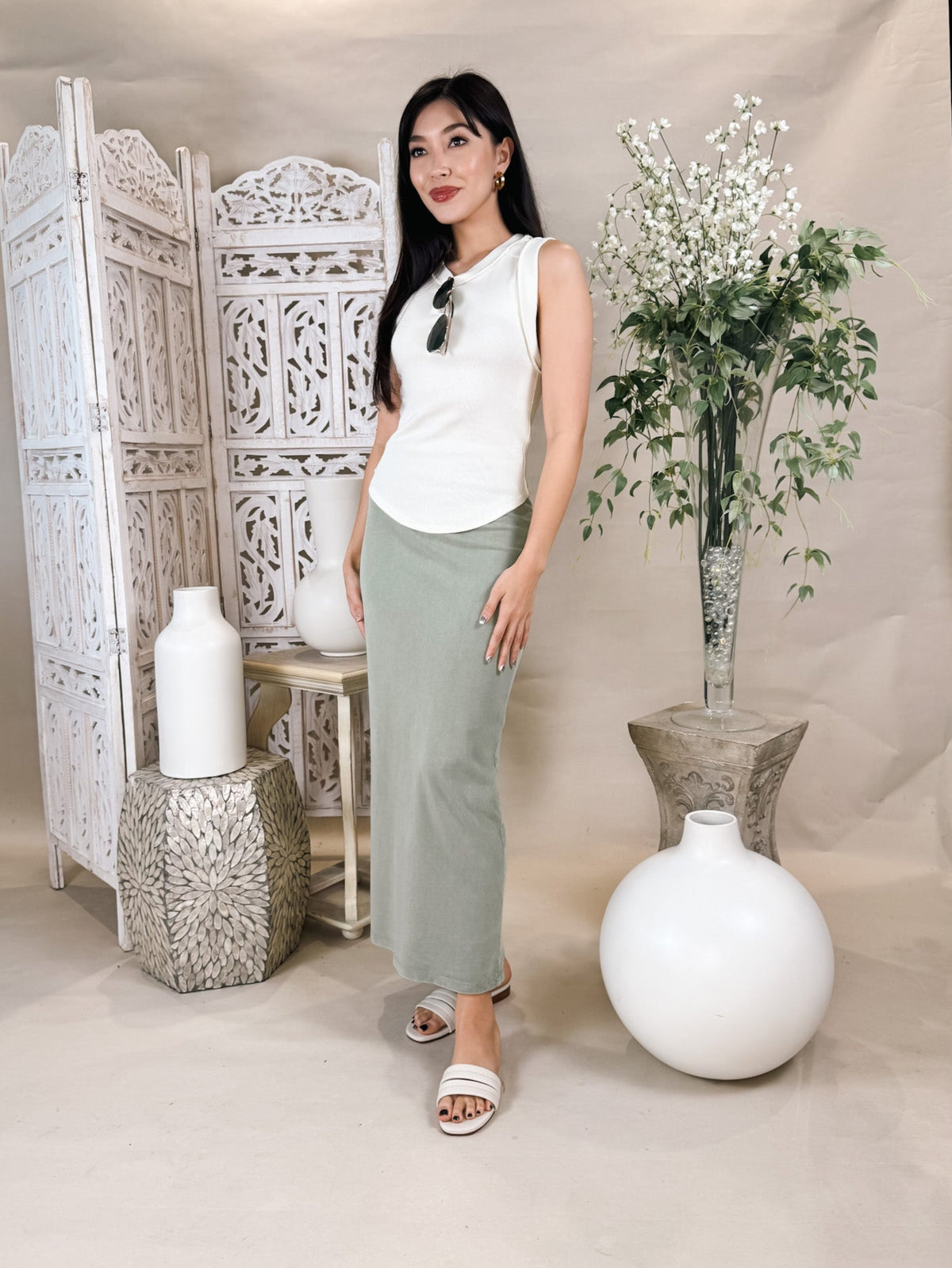 Z Supply Gail Midi Skirt