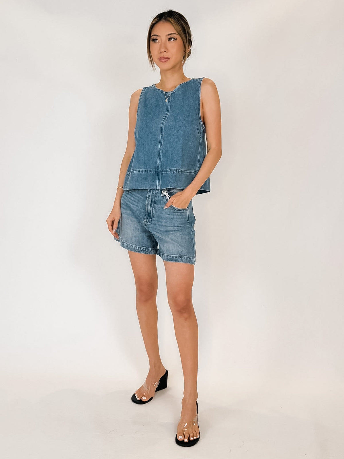 Pistola Saige High Rise A-Line Short