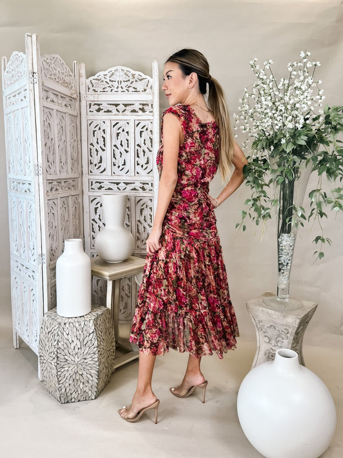 misa dresses Calista Dress Floral print Misa - Lucine Dress -