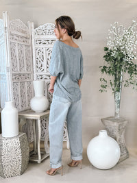 Free People Nina V-Neck Tee