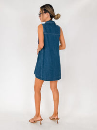 Z Supply New Day Denim Mini Dress