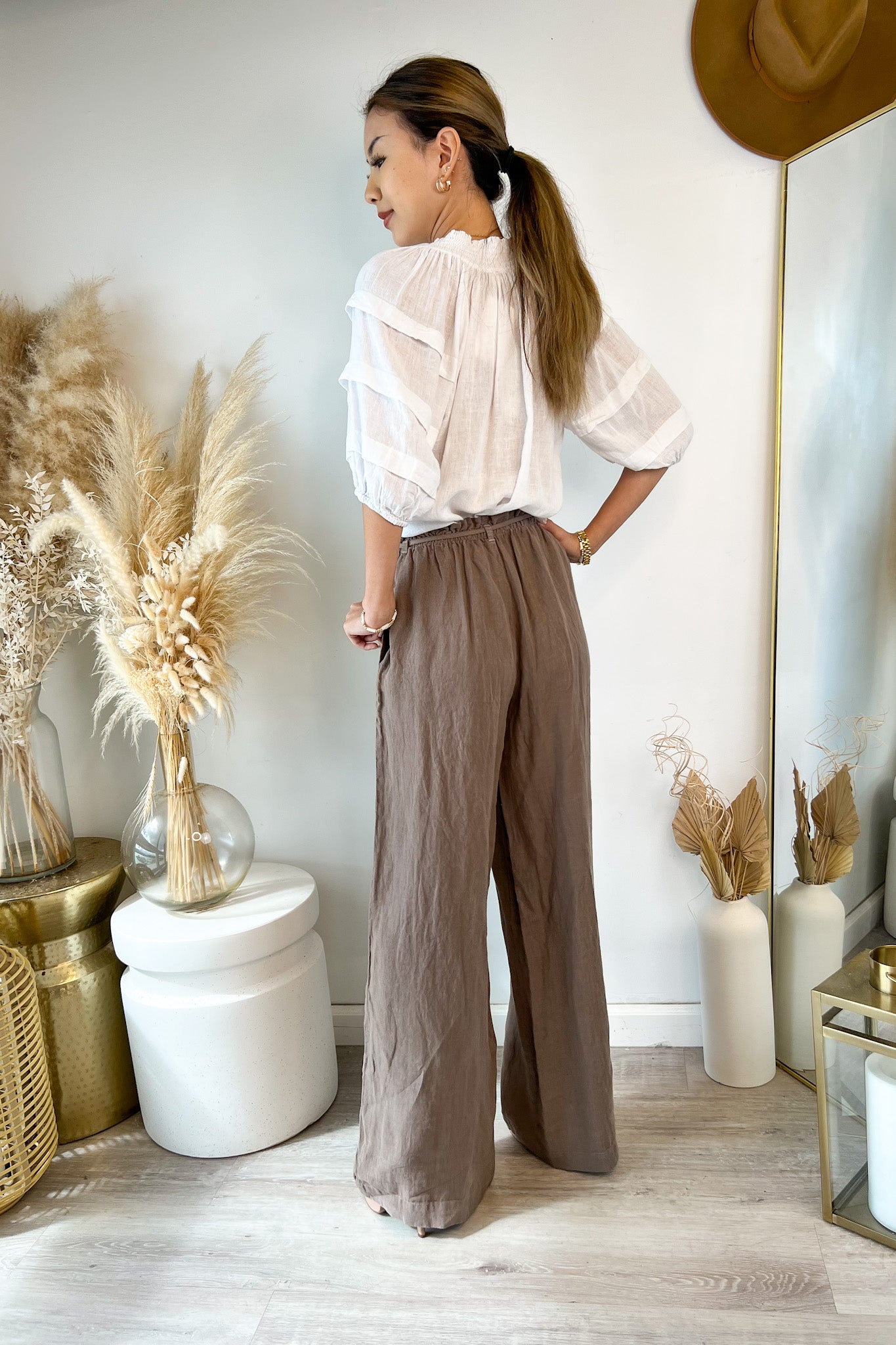 Bella Dahl Drawcord Wide Leg Pant