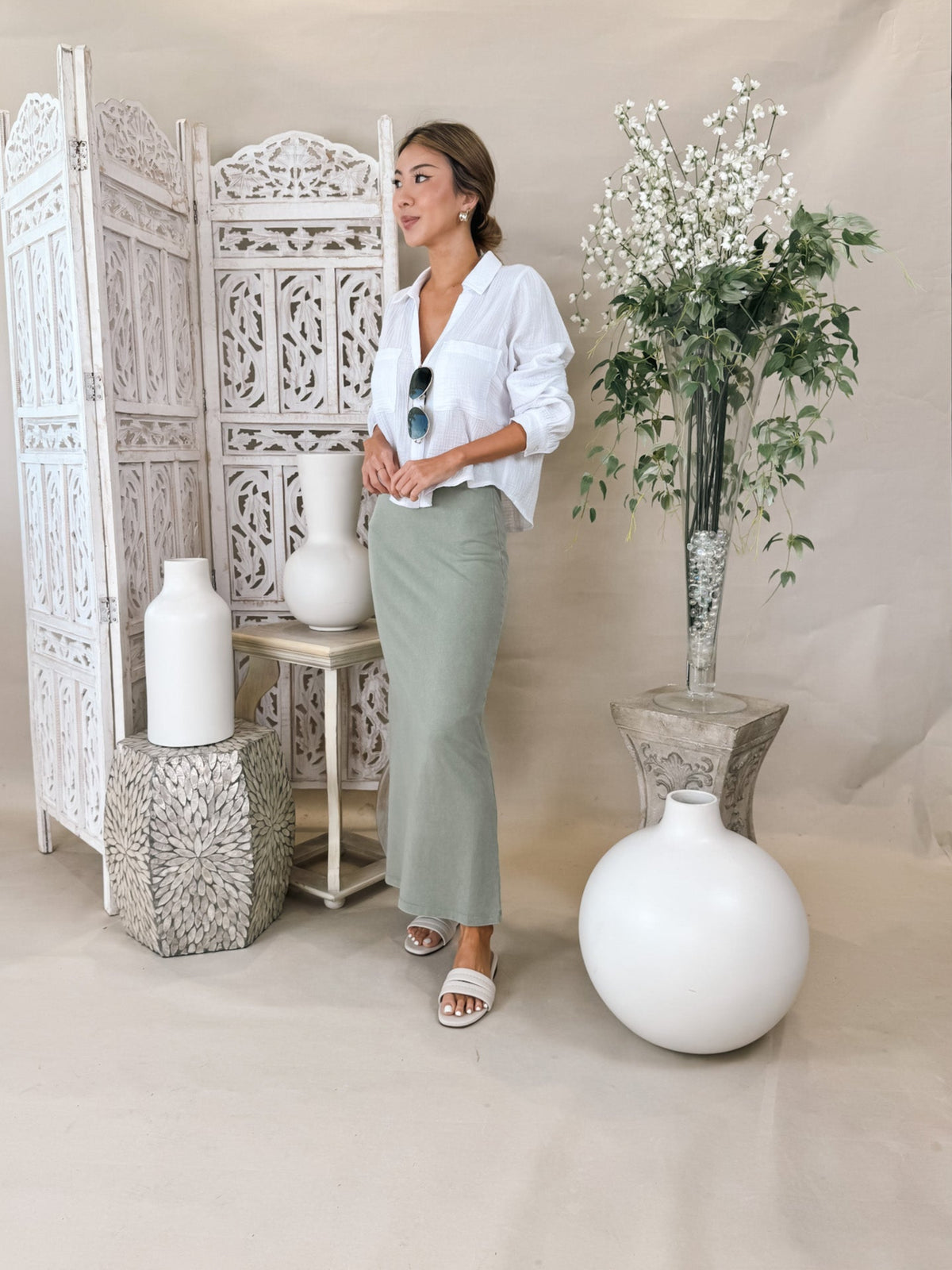 Z Supply Gail Midi Skirt