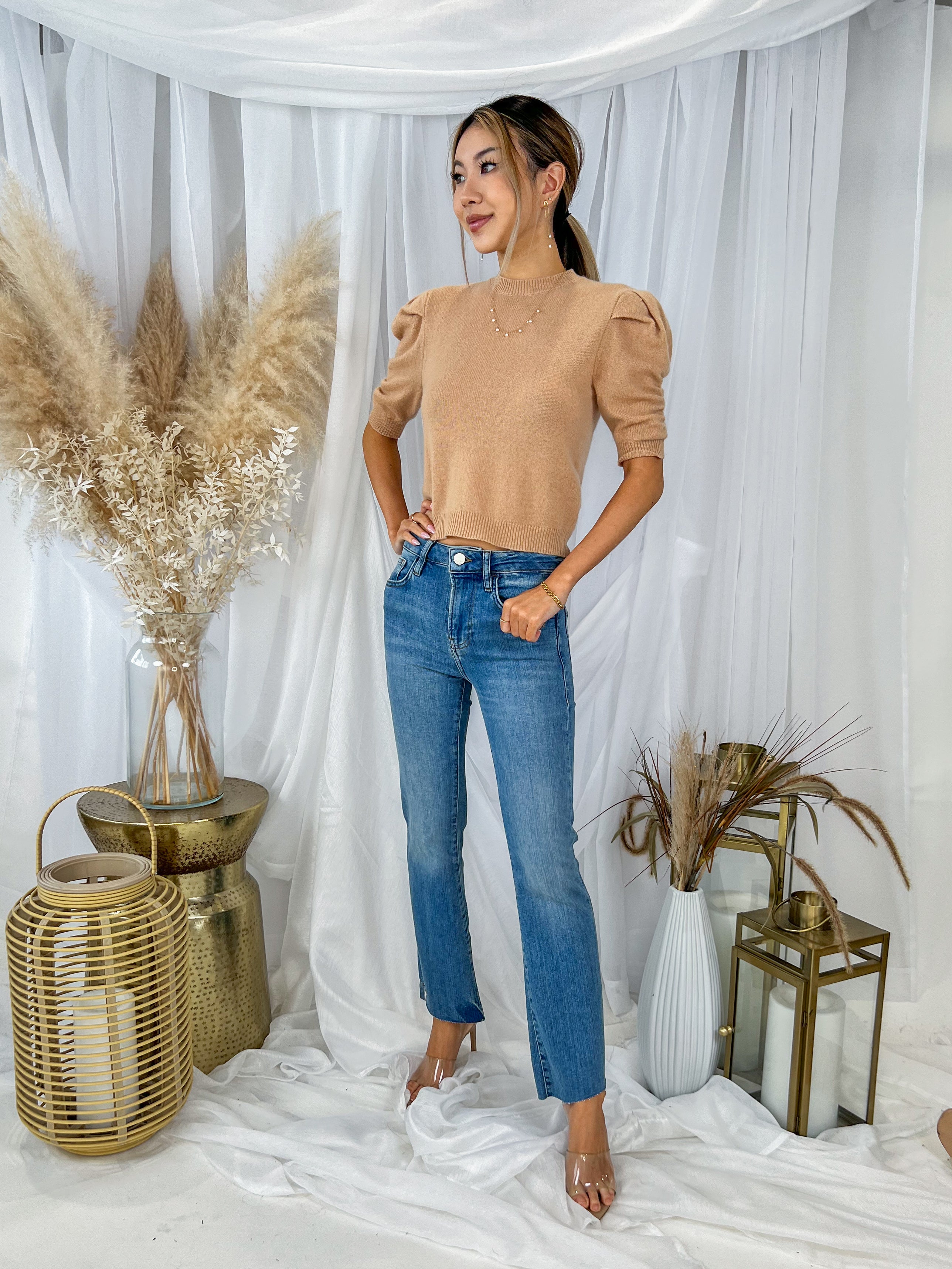 【送料&関税込】Frame Le Crop Mini Boot Cascade Jeans Frame Le Crop Mini Boot Cascade Hem – Mikinola