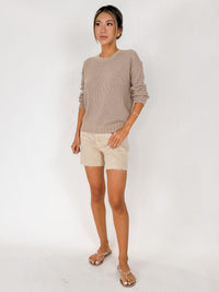 Michael Stars Sara L/S Mesh Stitch Pullover