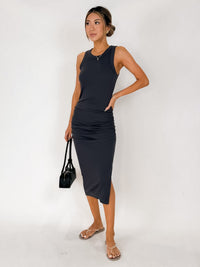 Michael Stars Wren Ruched Midi Dress
