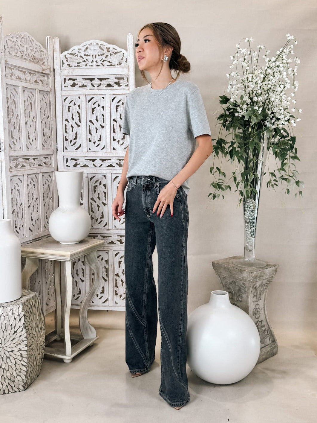 Rails Getty Twist Seam Wide Leg Jean