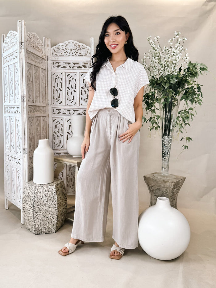 Splendid Gabrielle Gingham Top