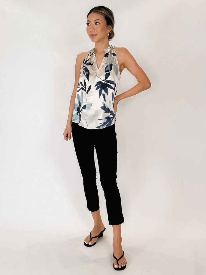 Go Silk Go Perfectly Plaited Cutaway Top