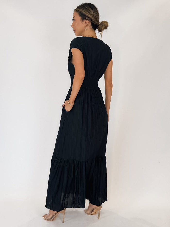Go Silk Go Crinkle Cut Twist Dress