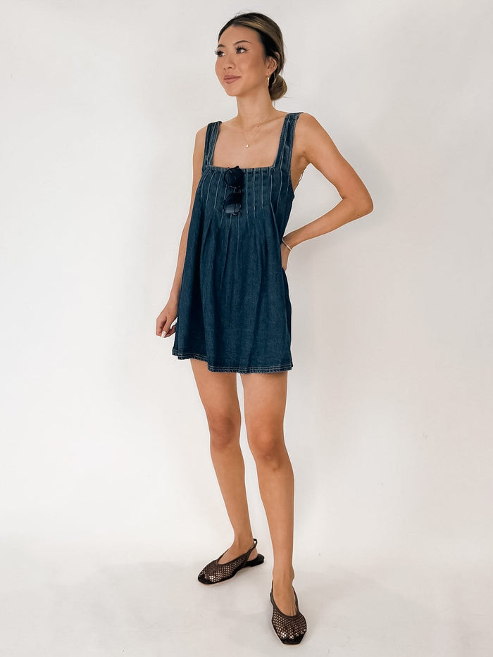Free People Katie Denim Tunic