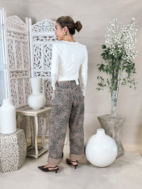 Z Supply Marli Denim Leopard Pant