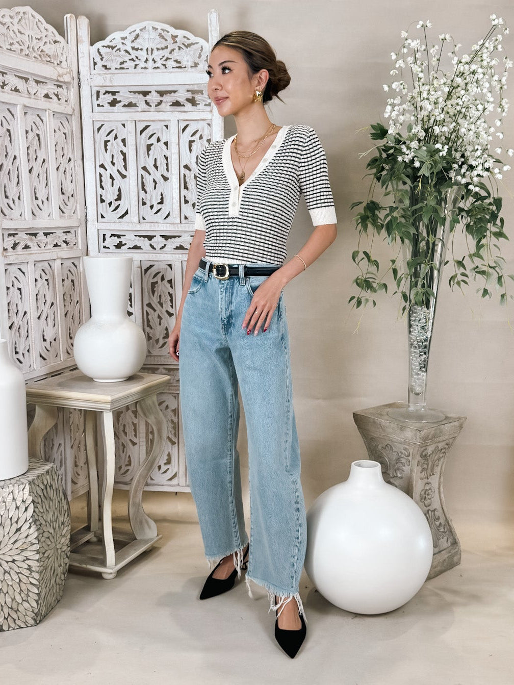 Frame The Bubble Crop Jean