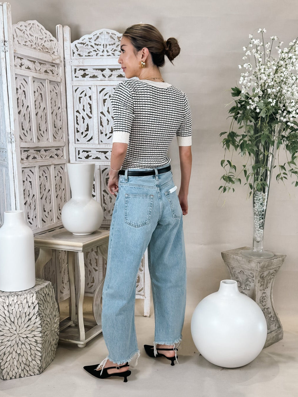 Frame The Bubble Crop Jean