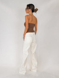 L'Agence Joanne L/R Wide Leg Jean