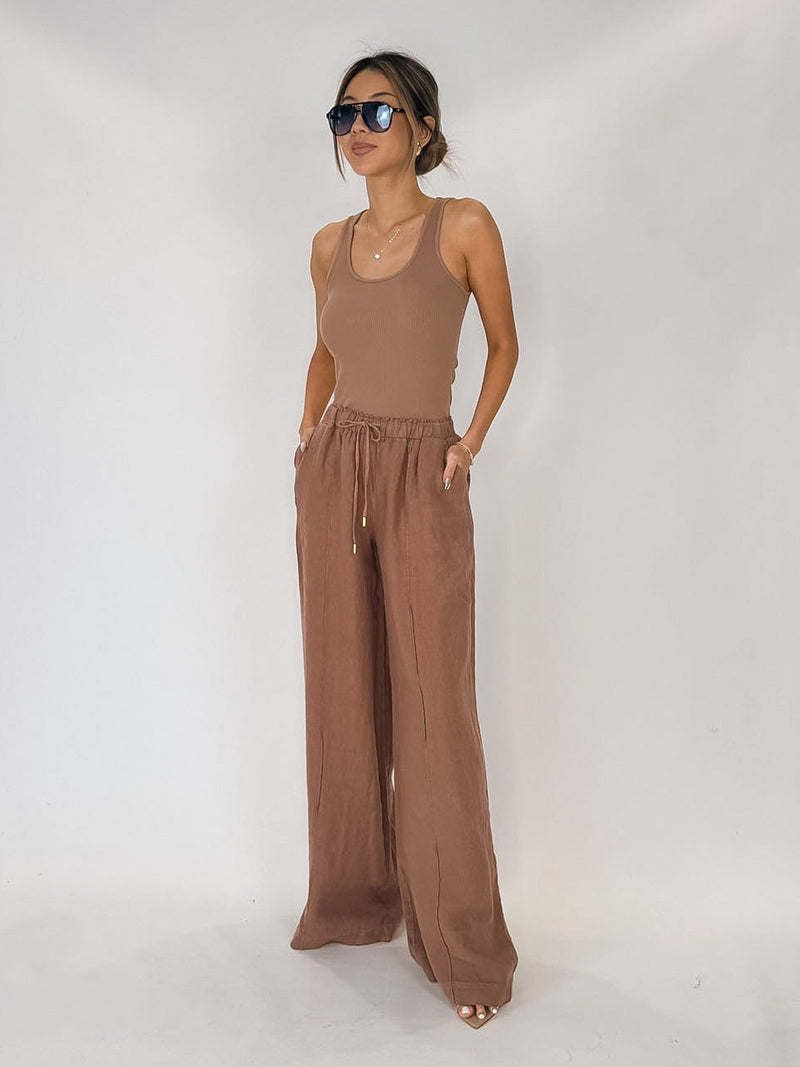L'Agence Nica Scoop Neck Tank Bodysuit