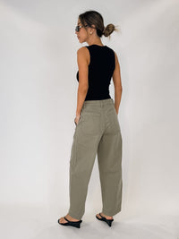 perfectwhitetee Luxe Rib Crew Neck Placket Tank