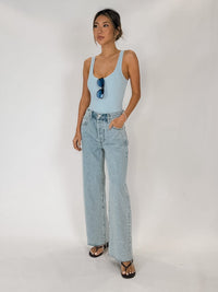 Pistola Tate Crop H/R Bowed Leg