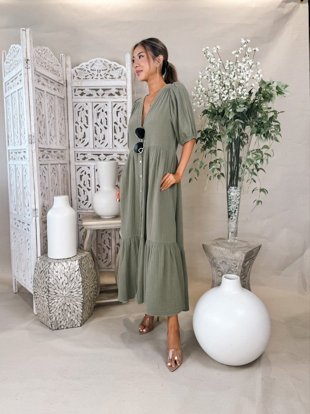 knee length dresses for ladies Xirena main image 0