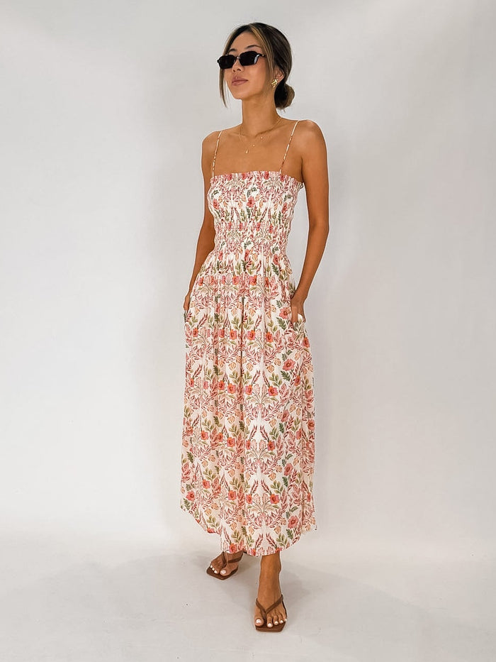Z Supply Cornelia Ami Floral Midi Dress