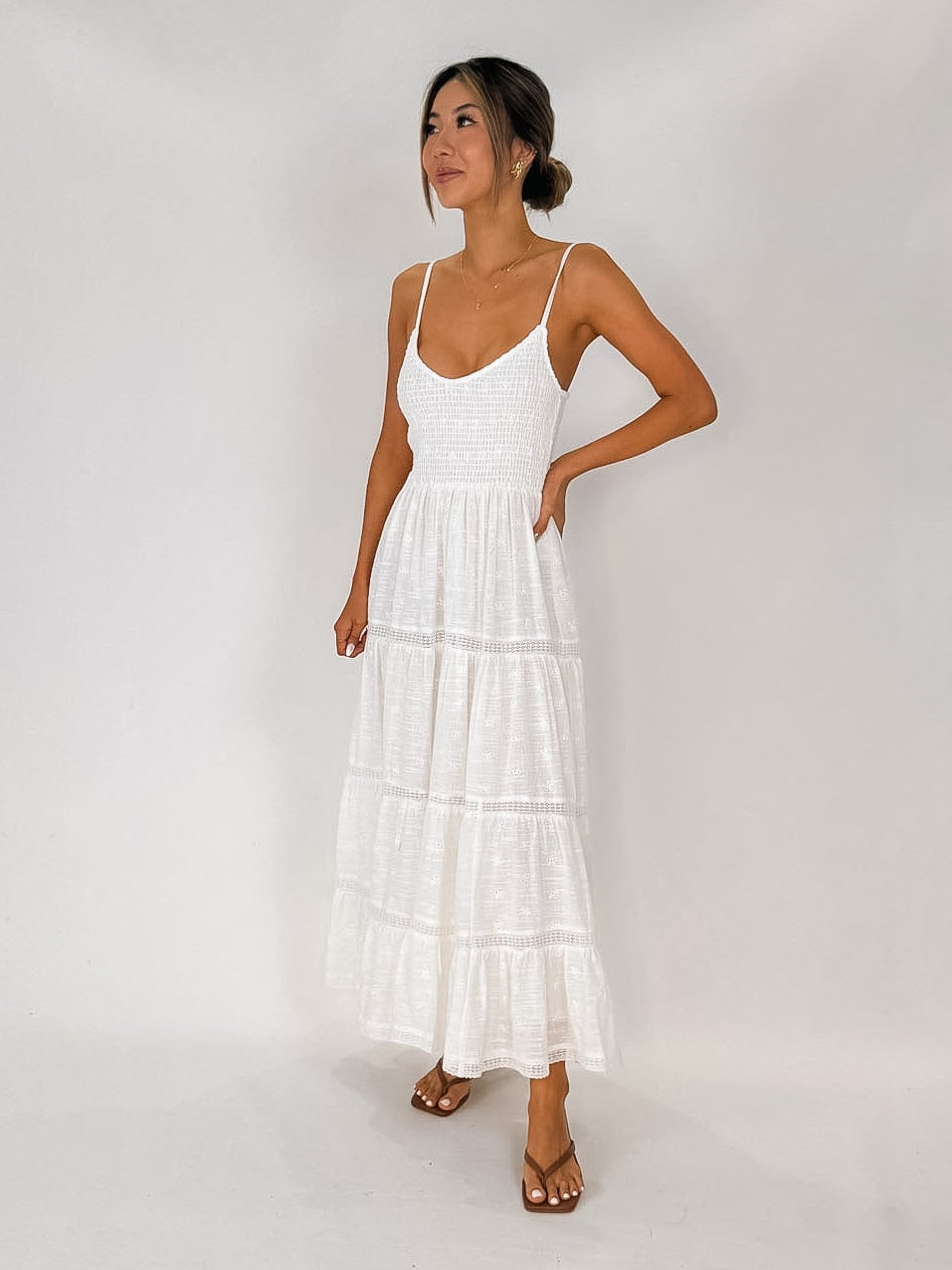 Z Supply Behati Eyelet Midi Dress