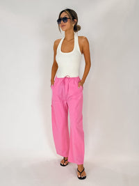Pistola Theo Drawstring Poplin Pant
