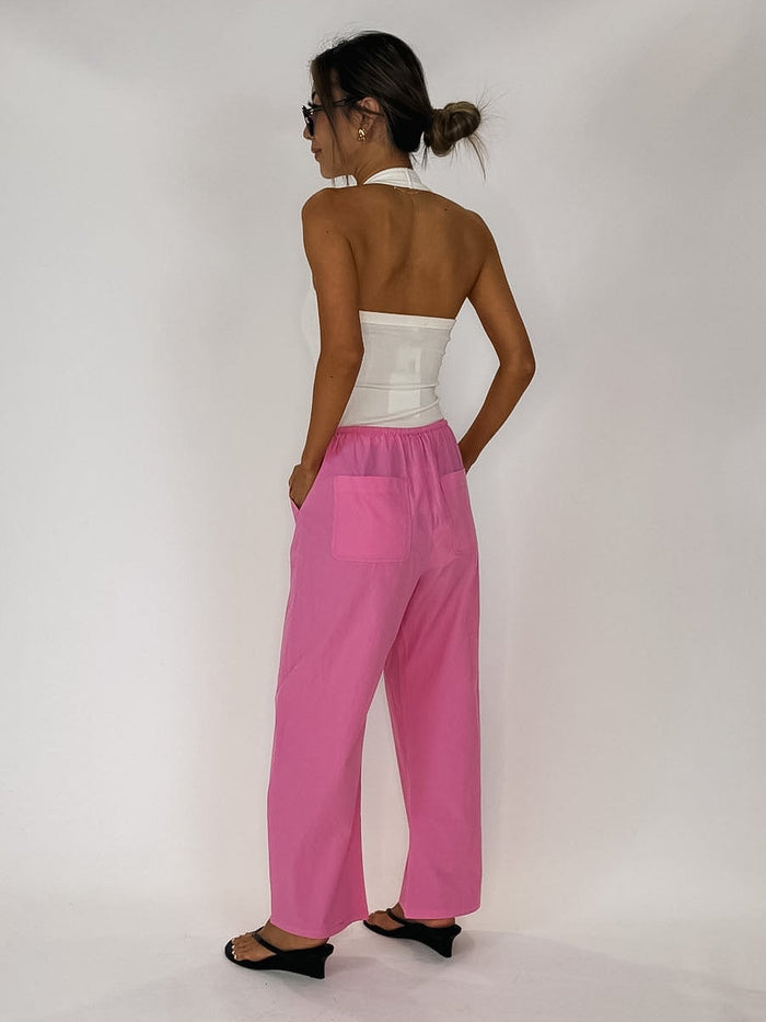 Pistola Theo Drawstring Poplin Pant