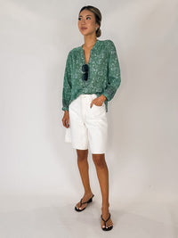 Michael Stars Katarina 3/4 Sleeve Popover