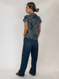 Michael Stars Liliane S/S Button Up
