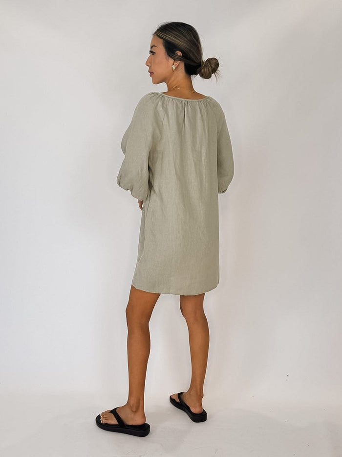 Bella Dahl Pullover Puff Sleeve Dress